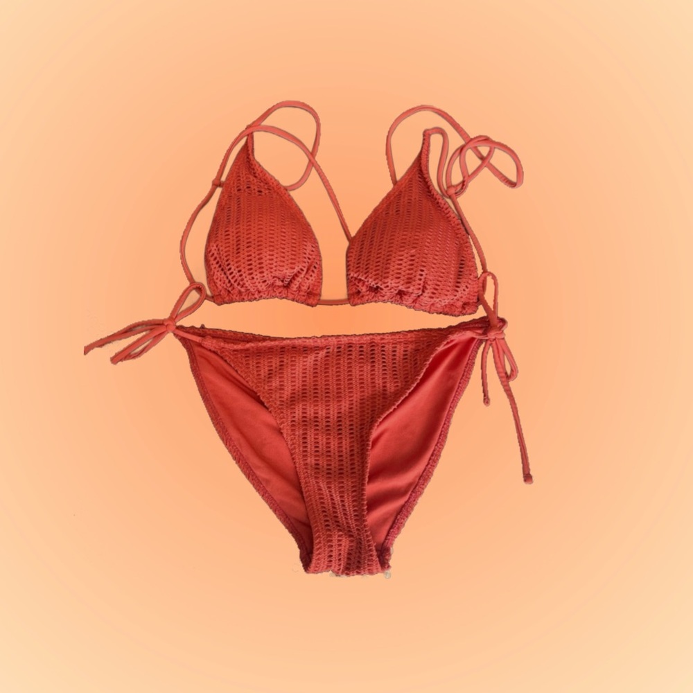 Burnt Orange No Boundaries Bikini